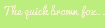 Image with Font Color F4F0CB and Background Color BBEE7D